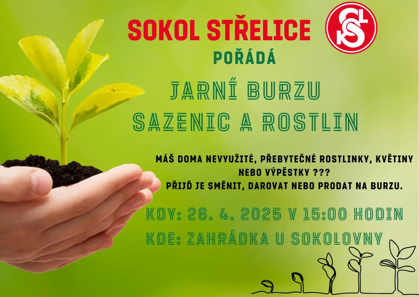 Jarní burza sazenic a rostlin